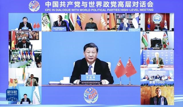 Xi attends dialogue between CPC, world political parties