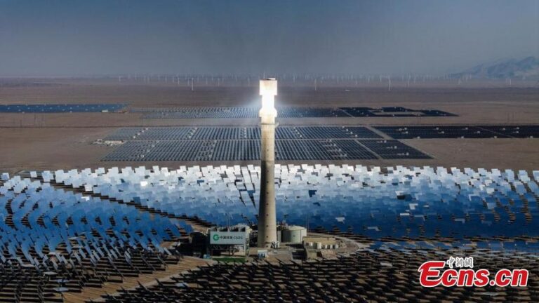 China unveils first integratedwind-solar-thermalUHV power project