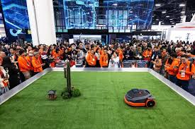 Chinese robotic lawn mowers gain ground overseas