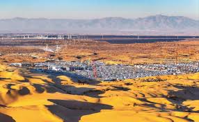 Giant energy storage facility takes shape in China’s Kubuqi Desert